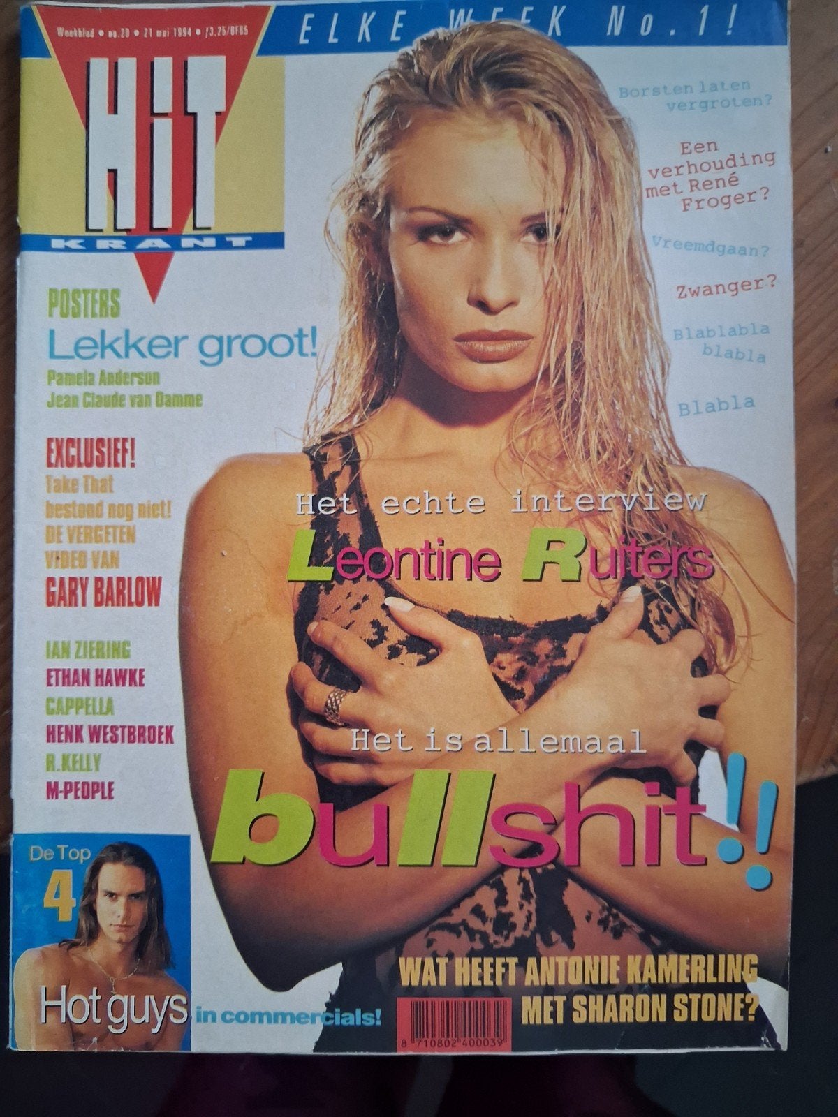 Hitkrant - nummer 20 - 1994 - poster is er uit, Ophalen of Verzenden, 1980 tot heden, Nederland, Tijdschrift