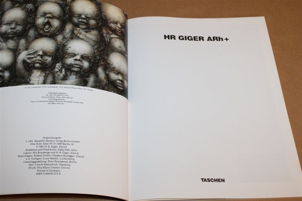 HR Giger ARh+ — Biomechanische Kunst, Taschen, Leary, Boeken, Ophalen of Verzenden, Zo goed als nieuw