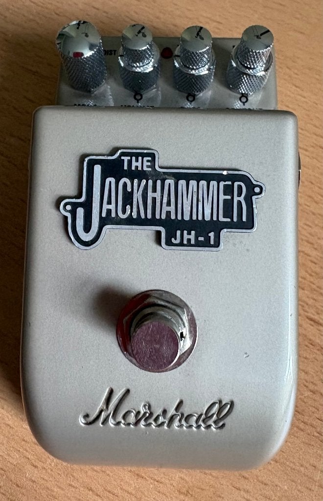 Te Koop Marshall Jackhammer JH-1 Overdrive/Distortion Pedaal, Ophalen of Verzenden, Gebruikt, Distortion, Overdrive of Fuzz