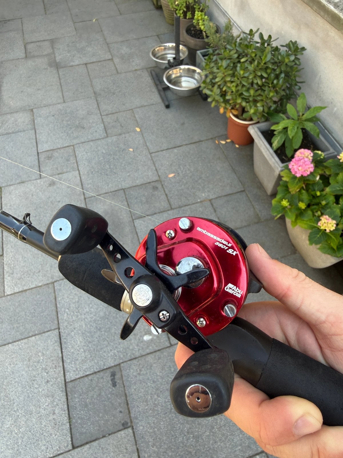 Abu garcia reel, Ophalen, Zo goed als nieuw, Molen