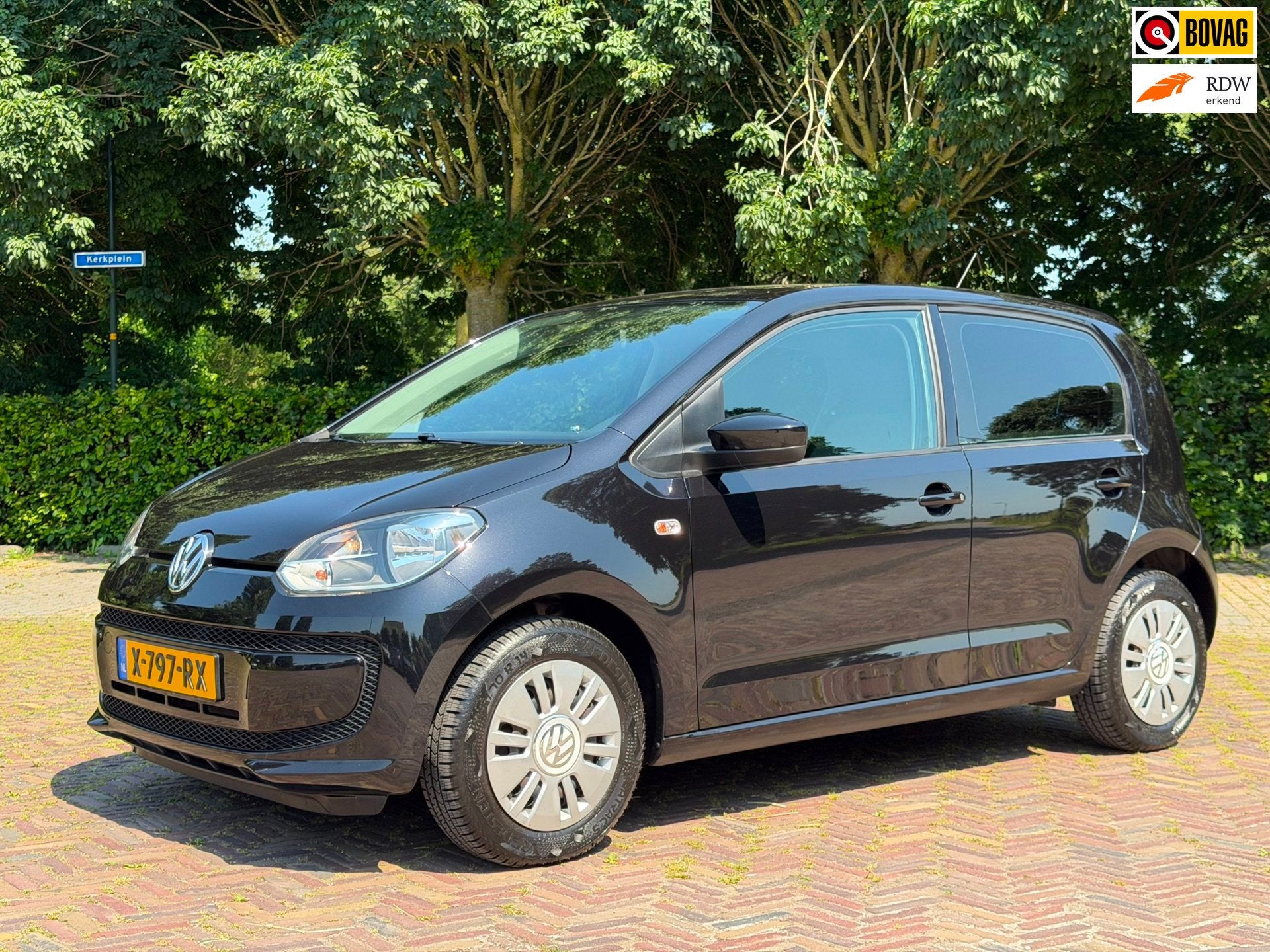 Volkswagen Up! 1.0 Move Up! Airco, Parkeersensor, Privacy Gl, Auto's, Voorwielaandrijving, Stof, Gebruikt, Zwart