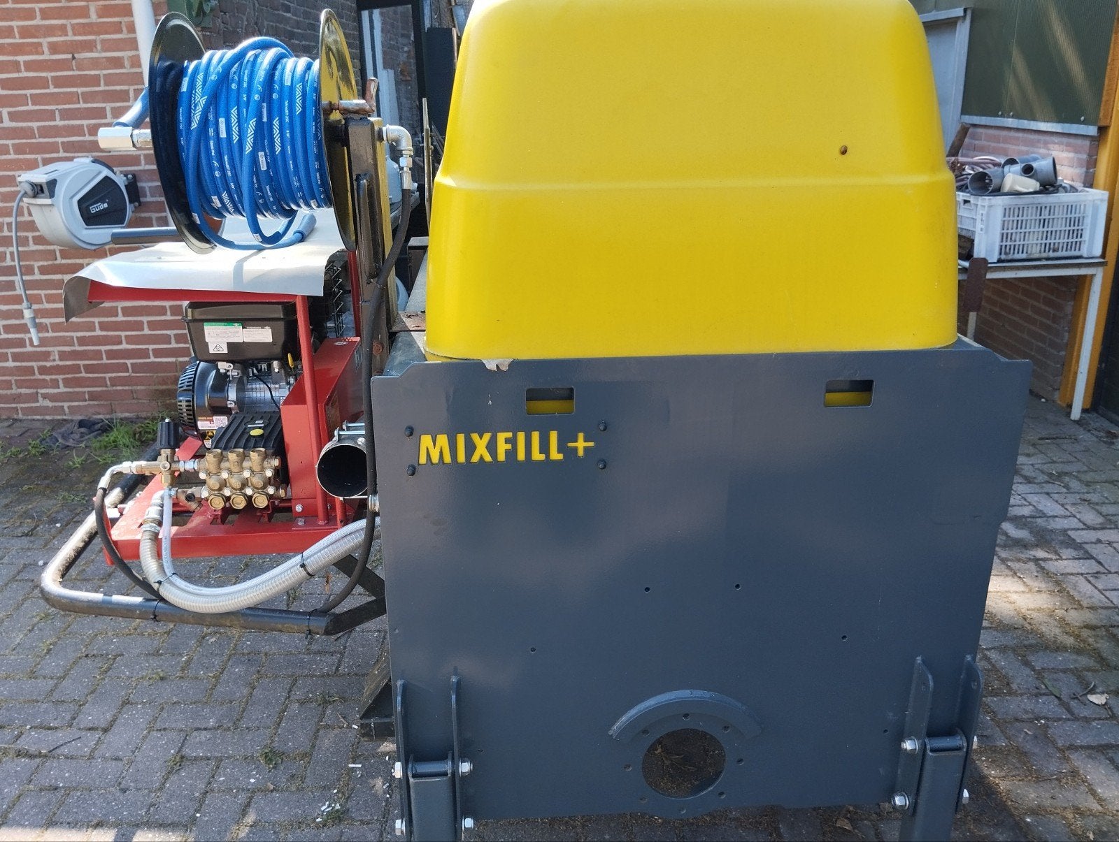 hogerduk benzine met tank 200 bar grotetank 1000ltr, Tuin en Terras, Hogedrukreinigers, Ophalen of Verzenden, Nieuw, Benzine, Briggs & Stratton