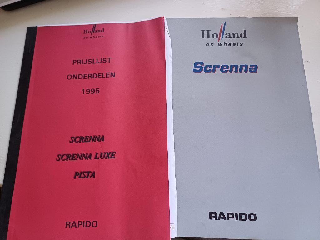 2x boekjes Screnna / luxe / pista Rapido, Ophalen of Verzenden, Gebruikt