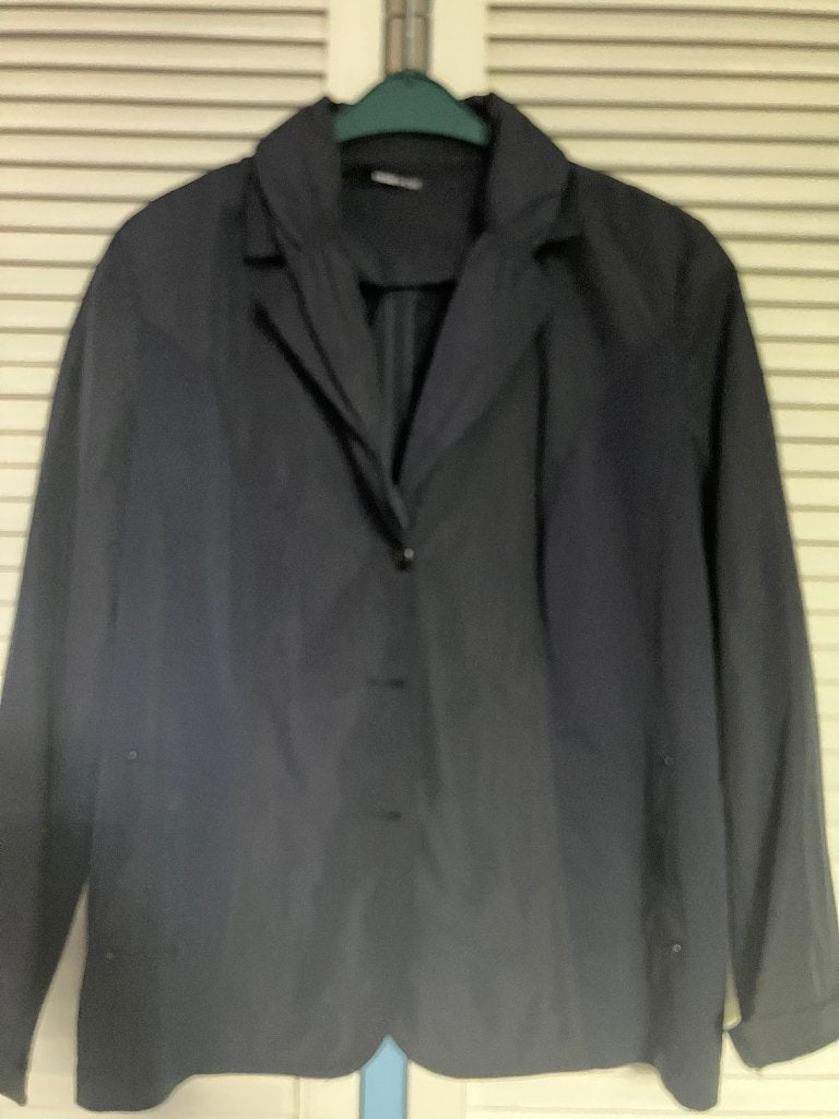 zgan blauw Frank Walder jasje maat 48, Blauw, Maat 46/48 (XL) of groter, Ophalen of Verzenden, Zo goed als nieuw