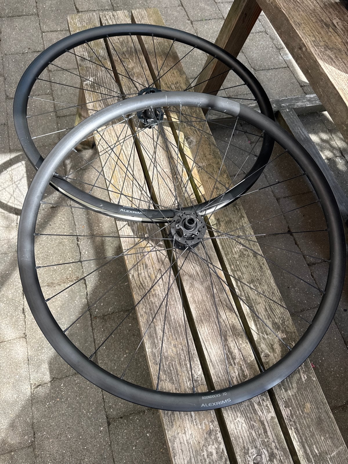 Alexrims Boondocks 7D Wielset, Zo goed als nieuw, Gravelbike, Aluminium, Ophalen
