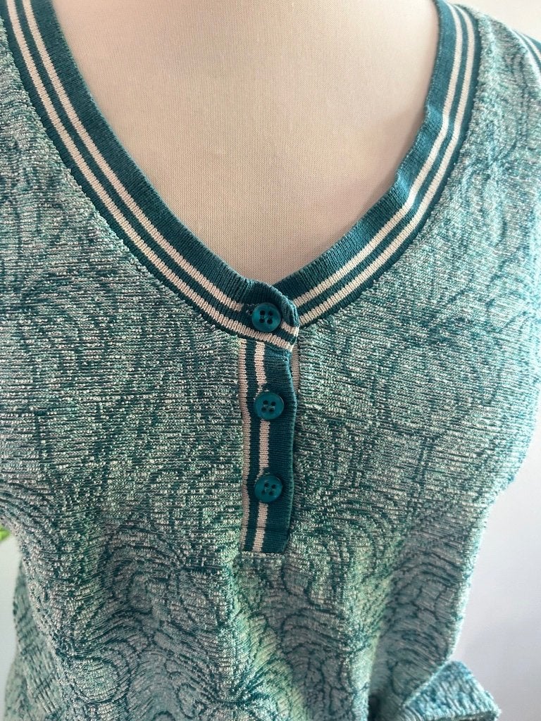 King Louie maat L badstof zomer jurk 3373, Kleding | Dames, Blauw, Maat 42/44 (L), Ophalen of Verzenden, Zo goed als nieuw