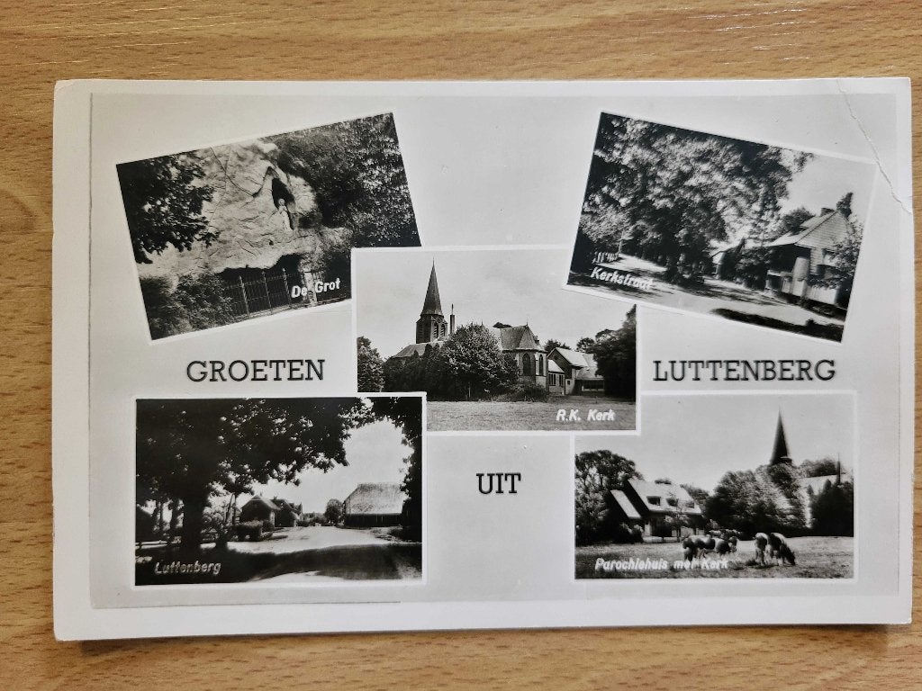 ansicht LUTTENBERG meerluik, Ophalen, Voor 1920, Overijssel