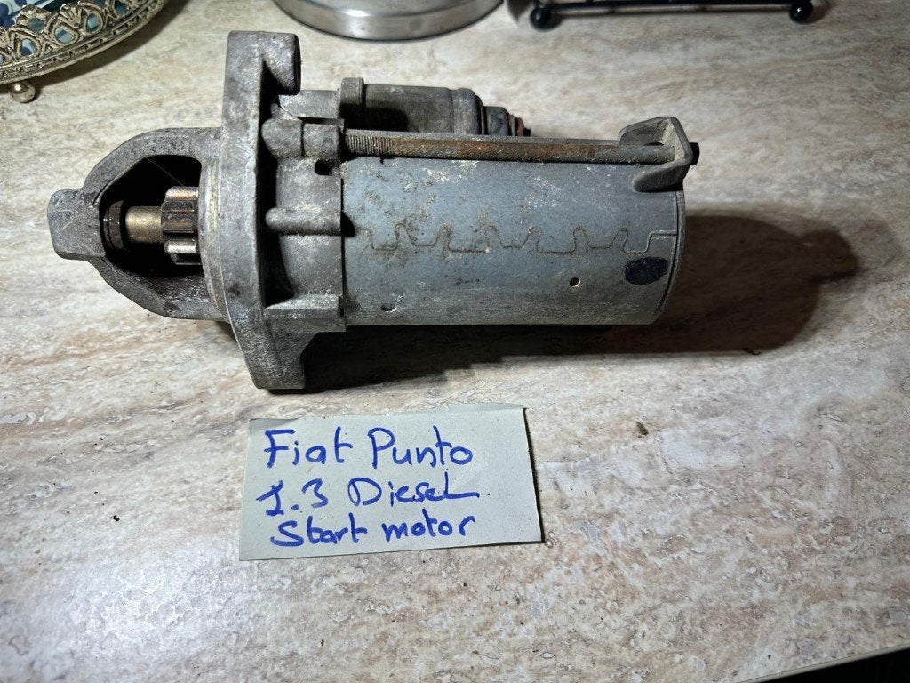 startmotor Fiat Punto 1.3 Diesel, Ophalen, Gebruikt, Fiat