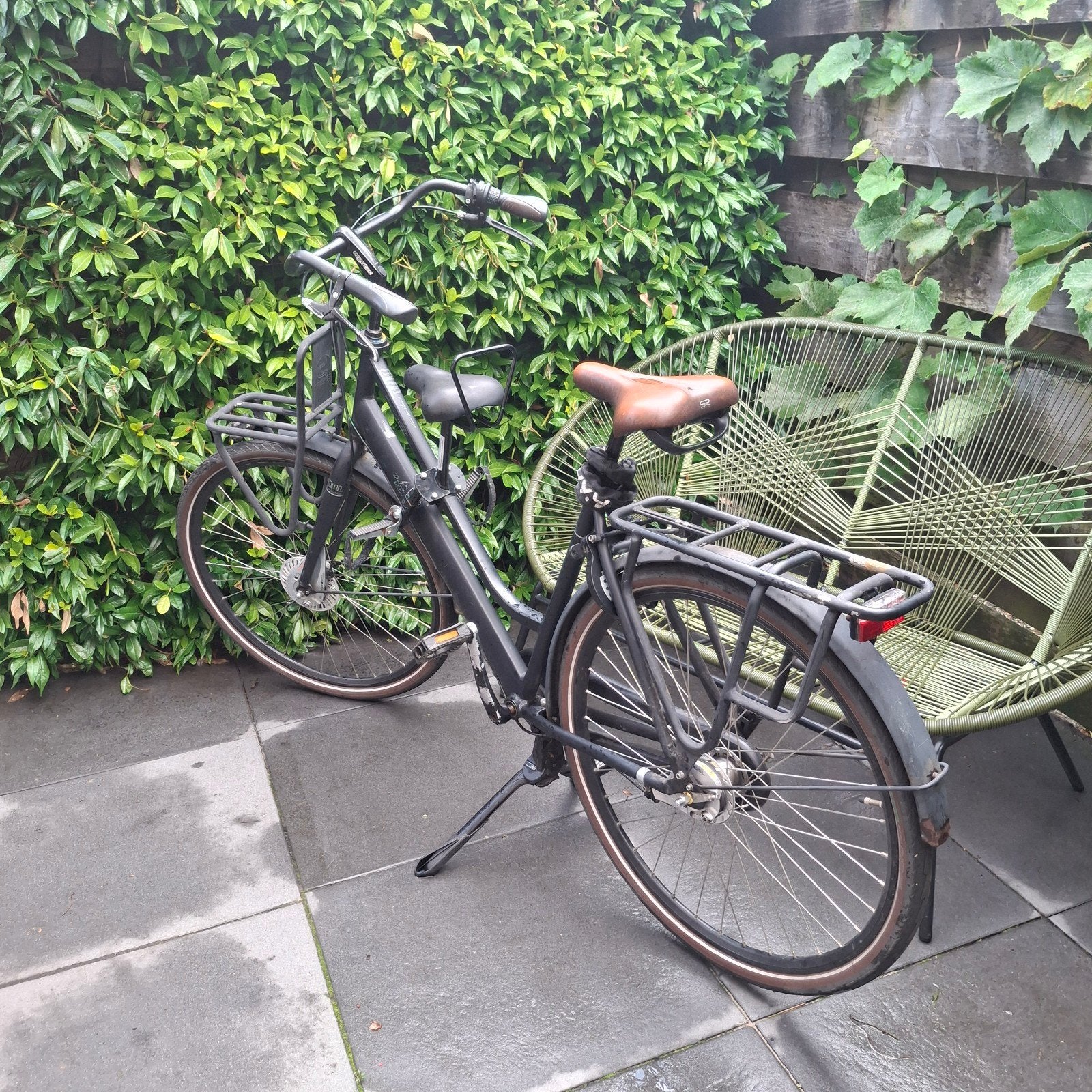Transportfiets met voordrager en optioneel kinderzitje, Fietsen en Brommers, Fietsen | Dames | Damesfietsen, Versnellingen, Trommelrem