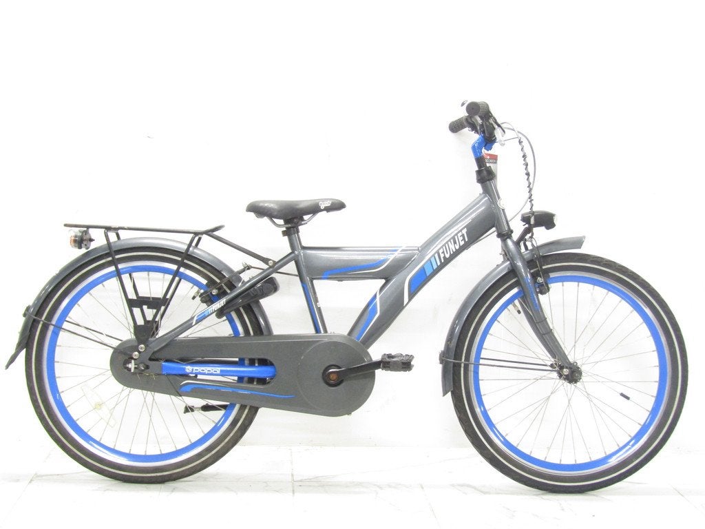 Popal Funjet grijs jongens 34cm 22inch, Fietsen en Brommers, Fietsen | Jongens, Gebruikt, POPAL, Versnellingen
