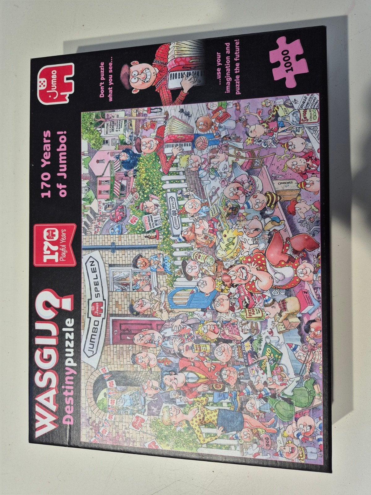 Jumbo Wasgij? Destiny Puzzel - 170 Jaar Jumbo (1000 stukjes), Ophalen, 500 t/m 1500 stukjes, Zo goed als nieuw, Legpuzzel