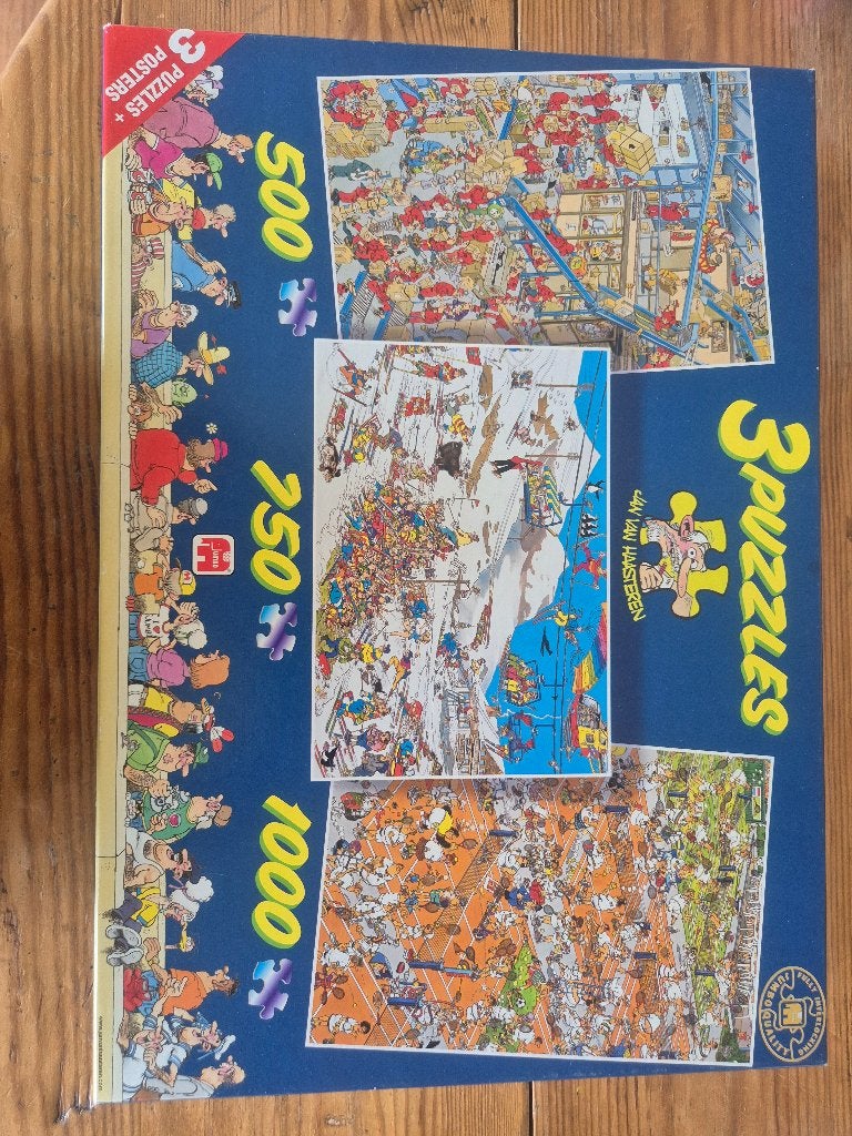 Van Haasteren puzzels, Ophalen, 500 t/m 1500 stukjes, Zo goed als nieuw