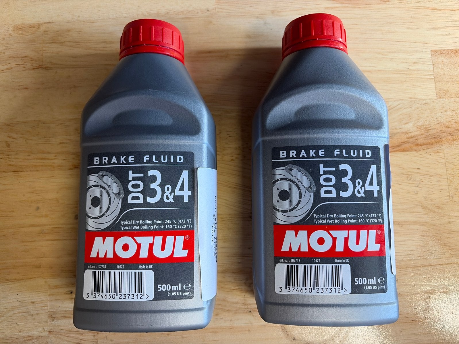 Motul Remvloeistof DOT 3 & 4 - 2x 500ml, Ophalen of Verzenden, Nieuw, Universele onderdelen