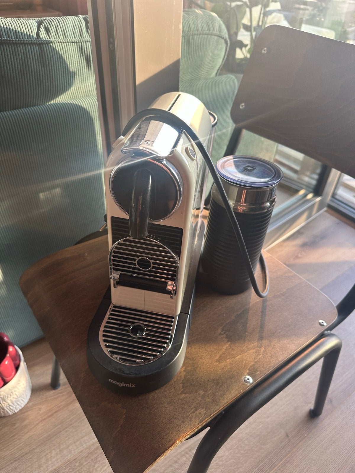 Nespresso Magimix koffiemachine met melkopschuimer