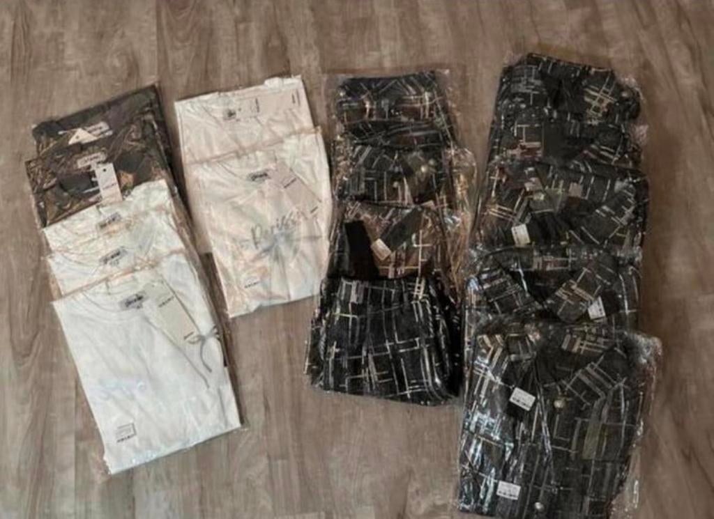 Restpartij kleding: T-shirts, glitter shorts en jasjes, Ophalen of Verzenden, Nieuw