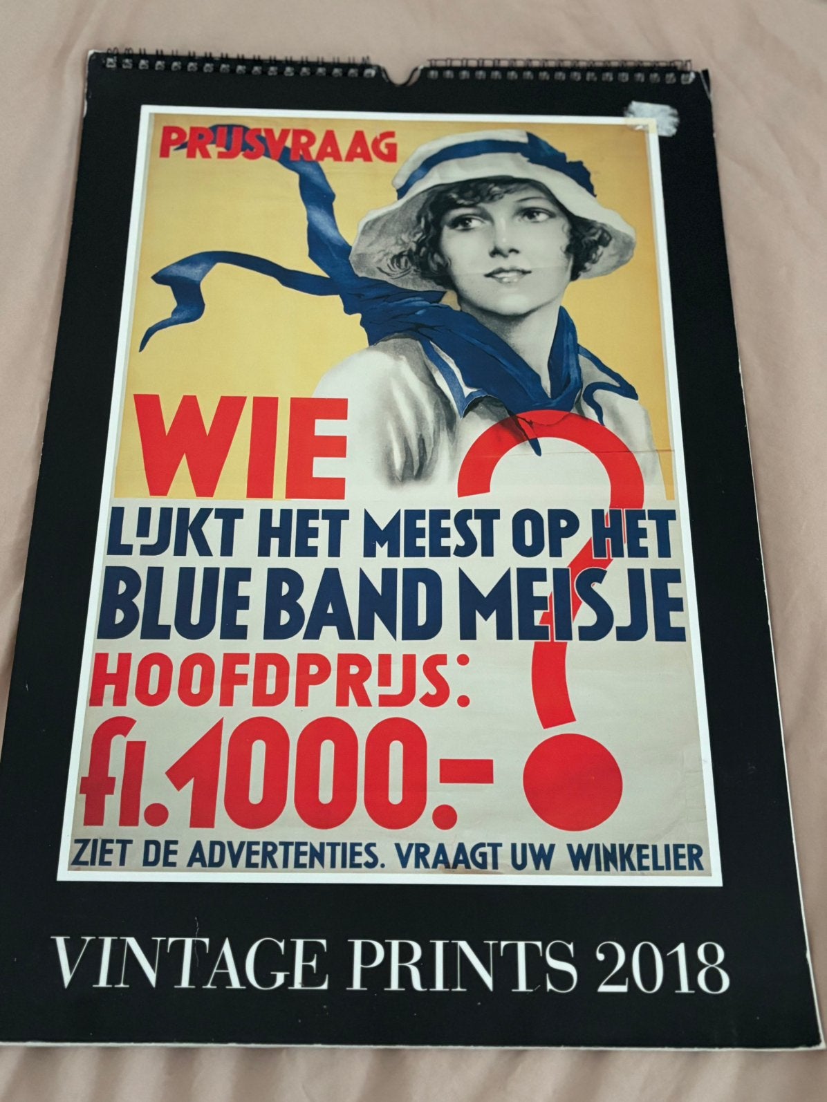 Vintage prints kalender 2018, Ophalen of Verzenden, Zo goed als nieuw, A1 t/m A3, Film en Tv