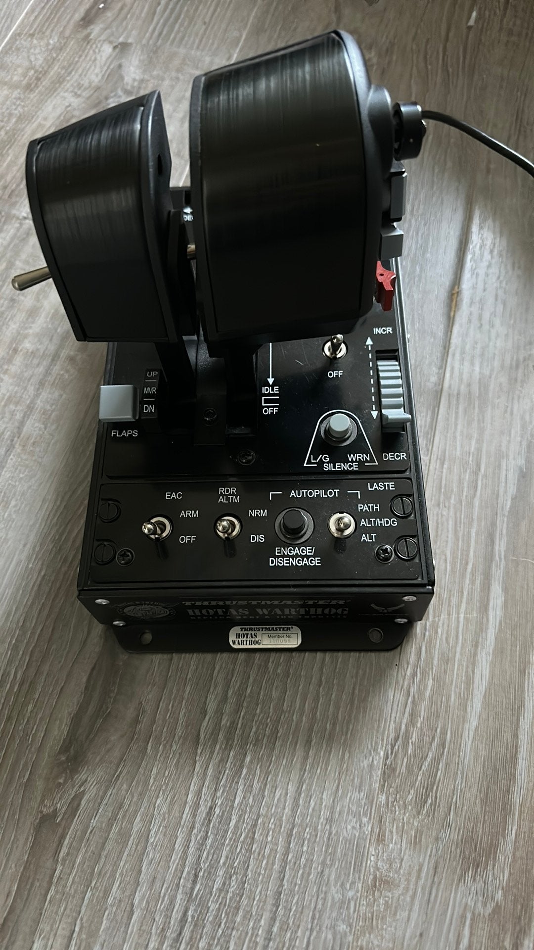 Thrustmaster Warthog throttle, Computers en Software, Ophalen of Verzenden, Gebruikt