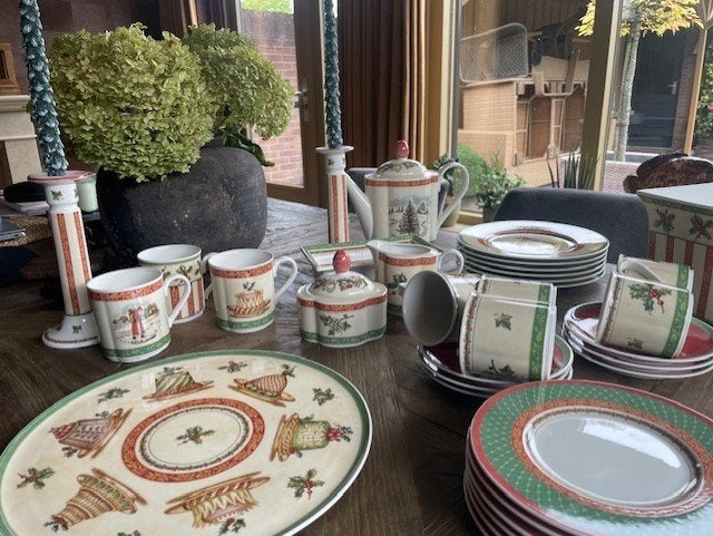 kerst servies villeroy & Boch, Ophalen, Meerkleurig, Overige stijlen, Zo goed als nieuw