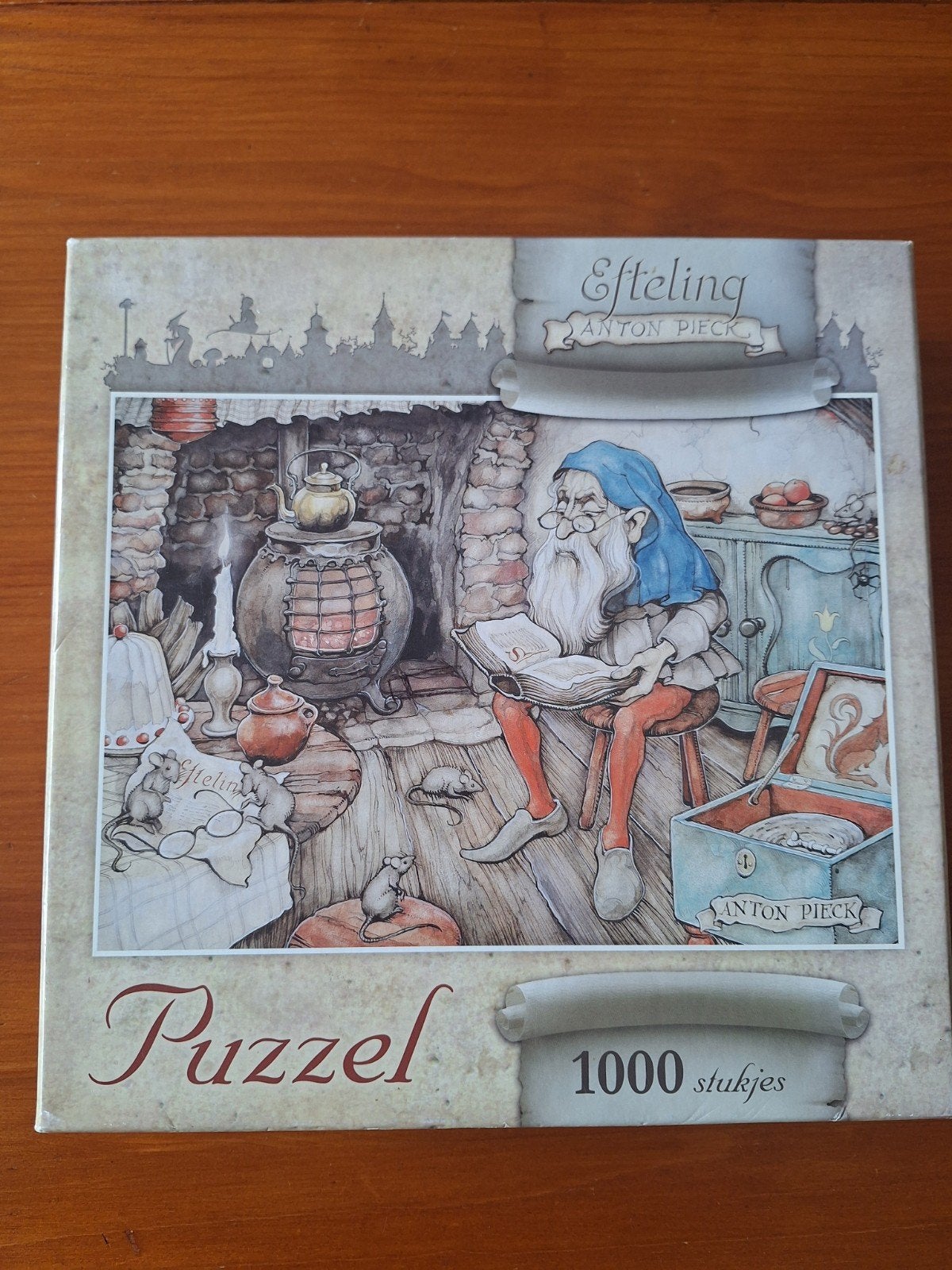 Efteling Anton Pieck Puzzel 1000 stukjes, Ophalen of Verzenden, 500 t/m 1500 stukjes, Gebruikt, Legpuzzel