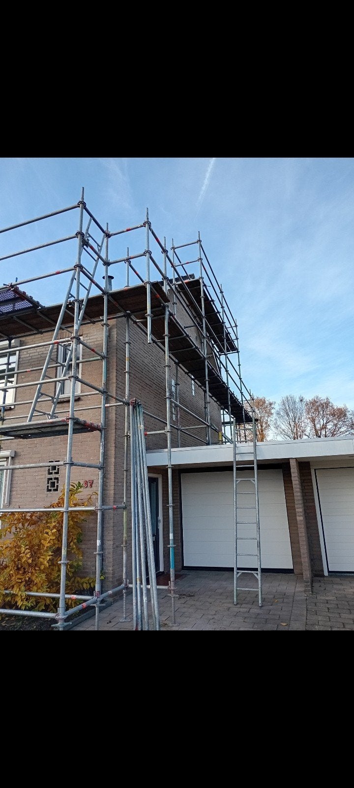 steiger nodig wij monteren en demonteren, Ophalen, Gevelsteiger, 5 meter of hoger