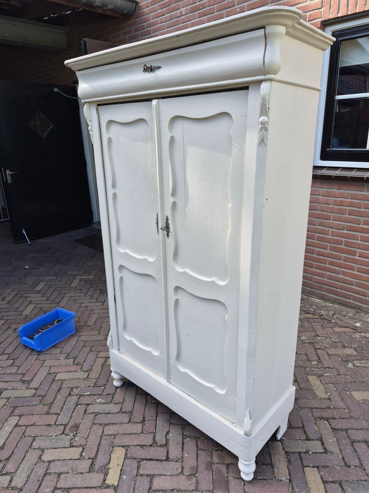 Biedermeier Grenen Meiden Kast, Antiek en Kunst, Antiek | Meubels | Kasten, Ophalen
