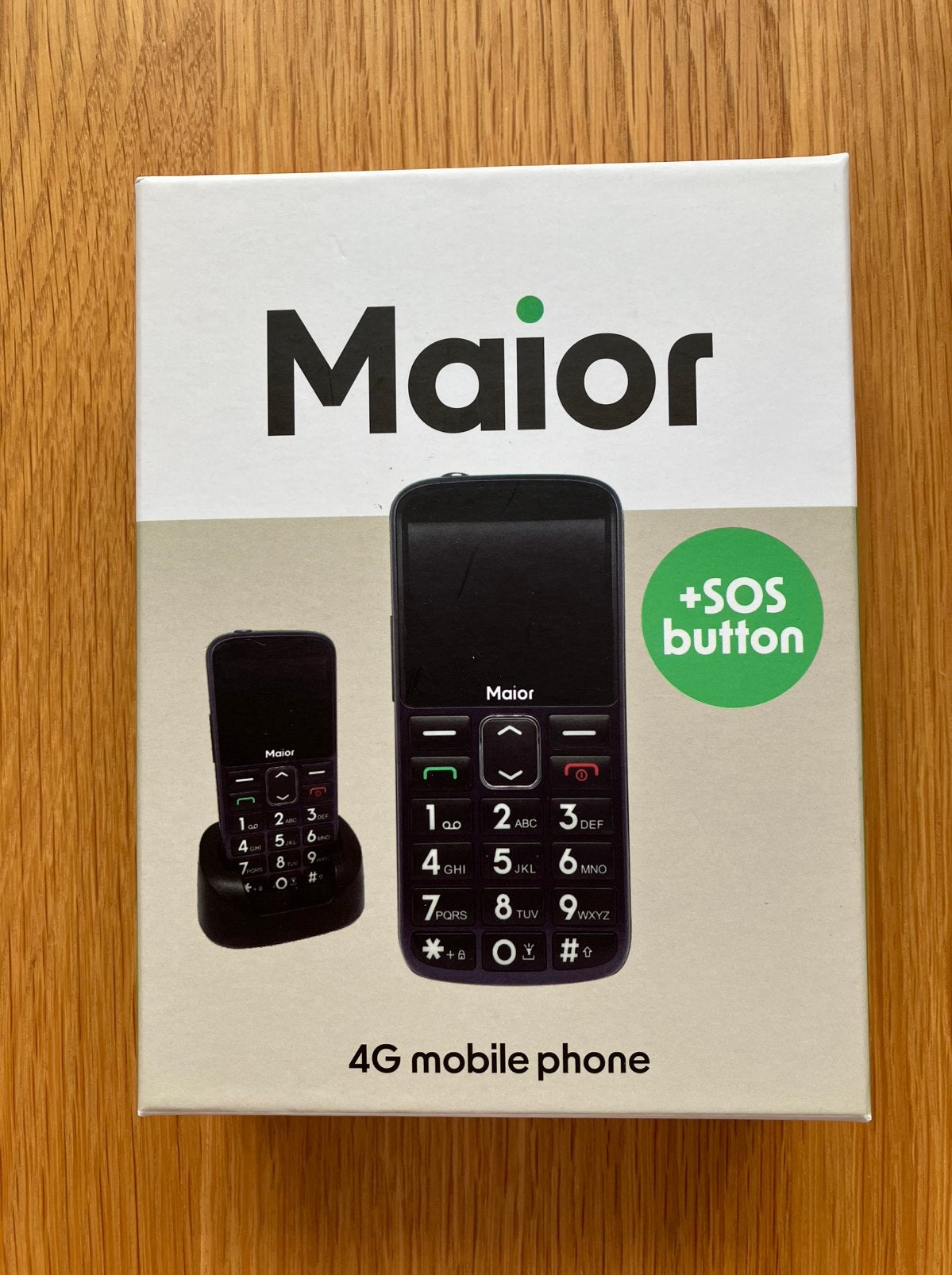 Maior senioren telefoon, Ophalen of Verzenden, Zo goed als nieuw, Geen camera, Inklapmodel