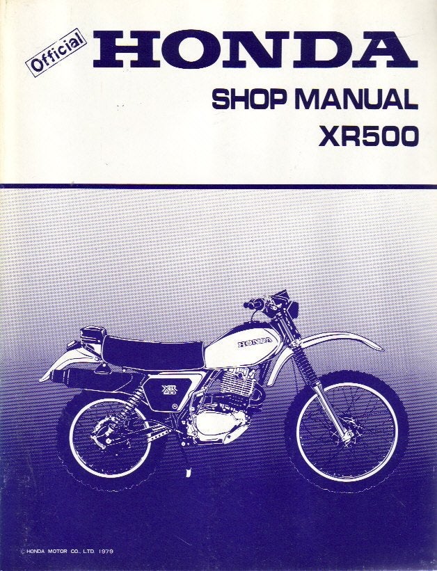 Honda XR500 shop manual (976z) motor, Motoren, Verzenden, Honda