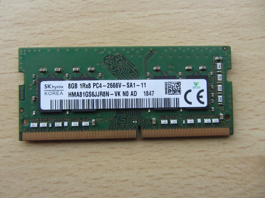 Hynix 8GB PC4-21300 DDR4-2666MHz non-ECC Unbuffered CL19, DDR4, 8 GB, Ophalen of Verzenden, Zo goed als nieuw