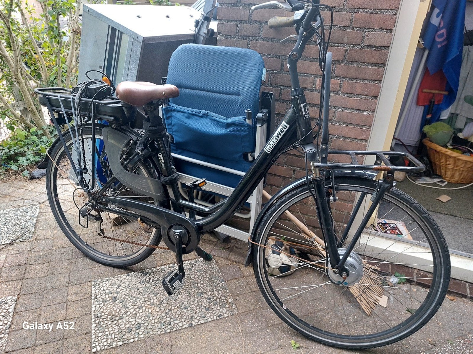Maxwell E-bike voor hobbyproject - accuprobleem, roest, Fietsen en Brommers, Ophalen, Gebruikt, Overige merken