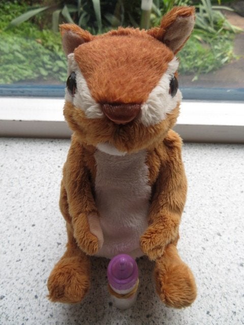 Eekhoorn eekhoorntje Chipmunk merk Fur Real Friends Newborn, Overige typen, Met geluid, Ophalen of Verzenden, Zo goed als nieuw
