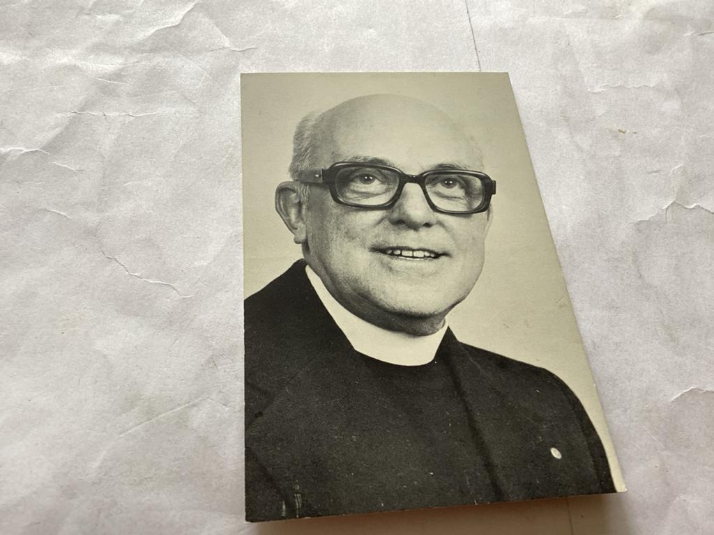 Bidprentje Johan Clasinus Marie Keman (1914-1976), Verzamelen, Speldjes, Pins en Buttons, Ophalen of Verzenden, Zo goed als nieuw