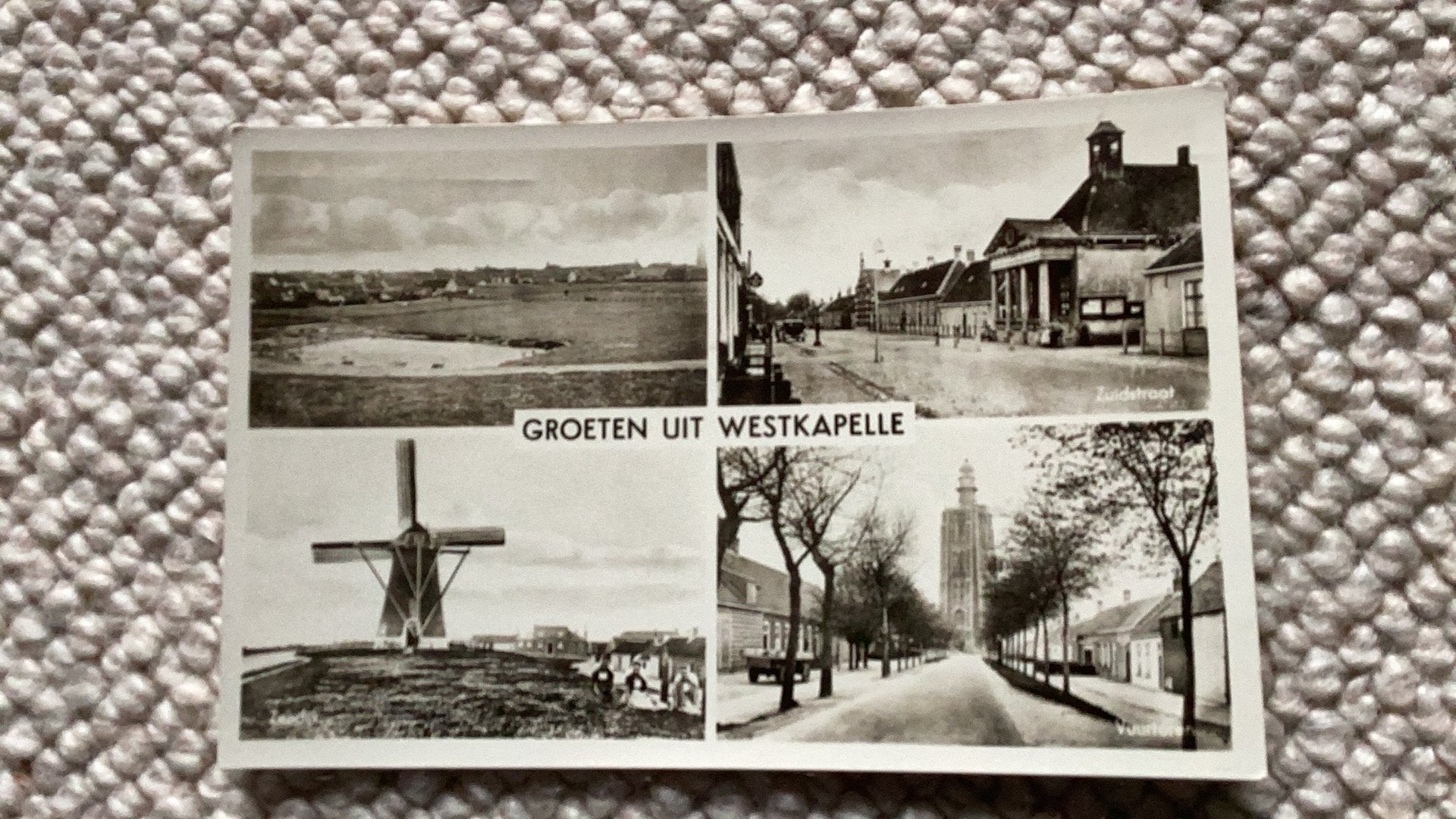 Ansichtkaart Westkapelle jaren ‘50. 1000, Ophalen of Verzenden, 1940 tot 1960, Gelopen, Zeeland