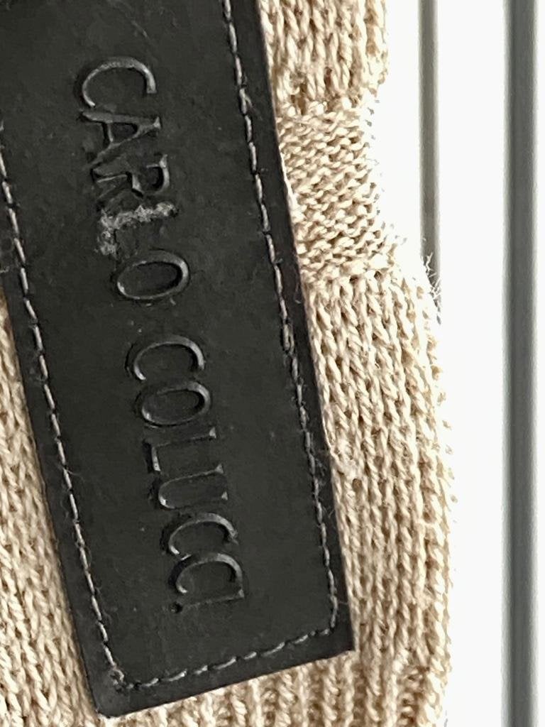 J05 Carlo Colucci: maat 52=L trui beige, Kleding | Heren, Truien en Vesten, Maat 52/54 (L), Beige, Ophalen of Verzenden, Zo goed als nieuw