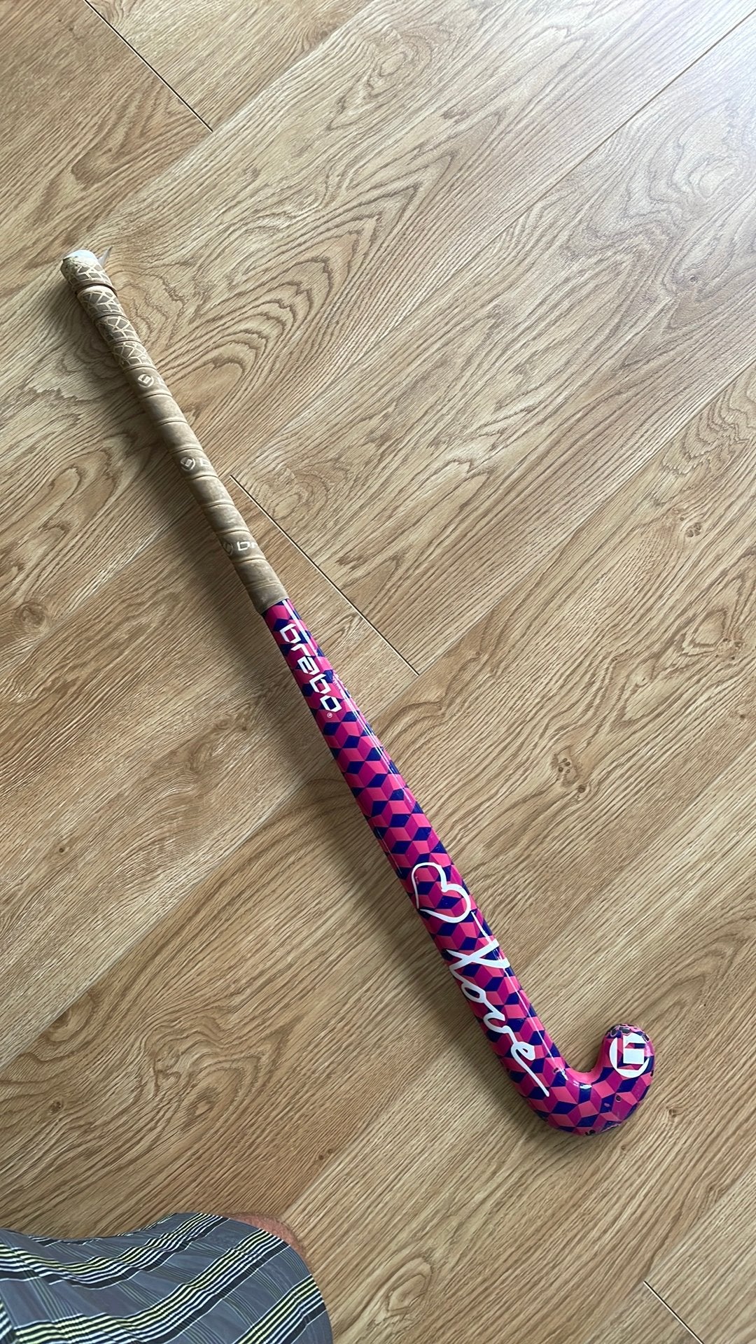 34 inch Brabo kunststof hockey stick, Ophalen of Verzenden, Zo goed als nieuw, Stick