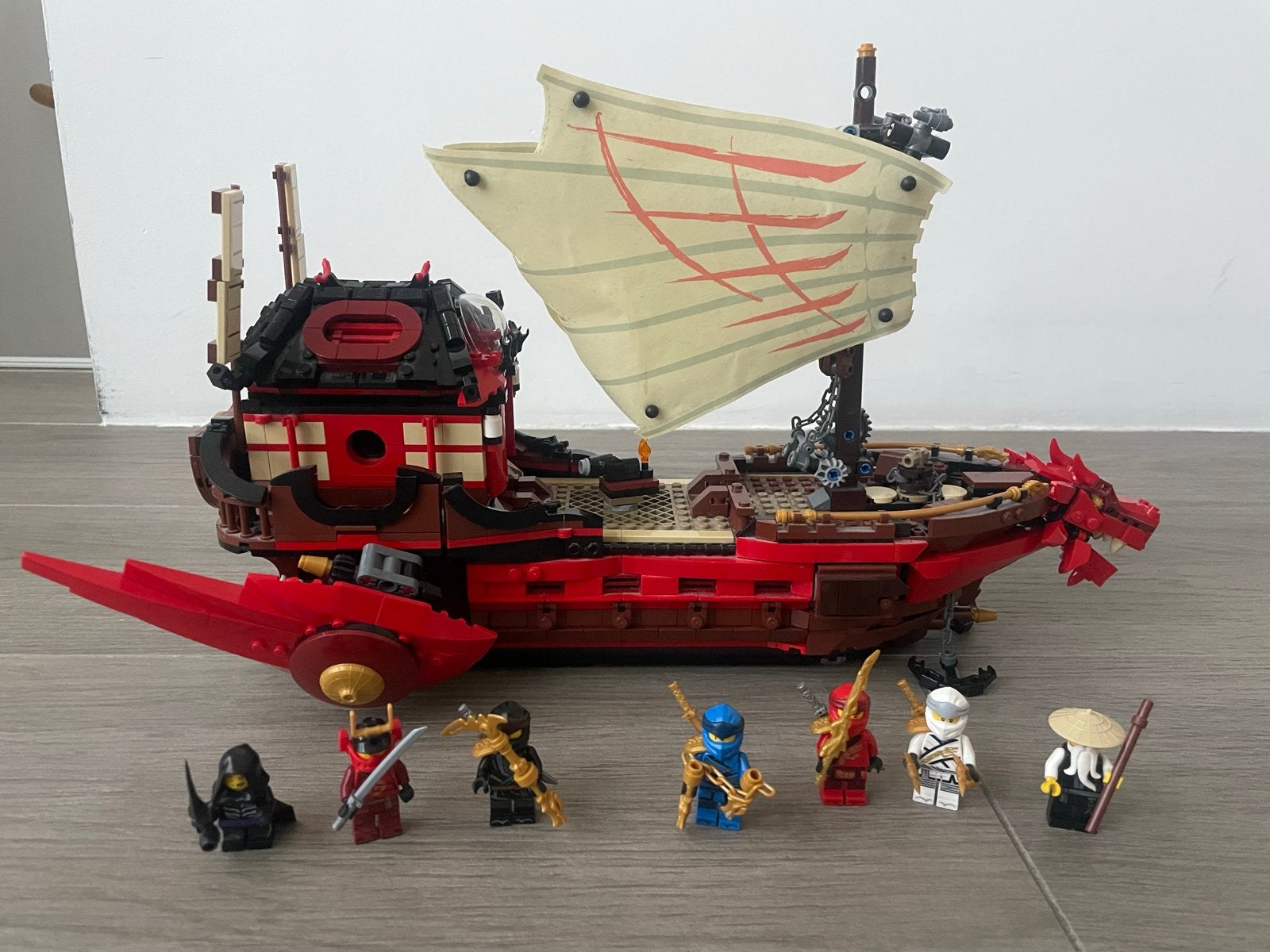 Lego Ninjago 71705 Destiny's Bounty, Lego, Ophalen of Verzenden, Zo goed als nieuw, Compleet