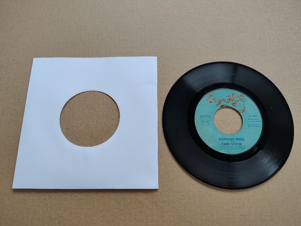 7" Single: Candi Staton - Suspicious Minds (1982) USA, Verzenden, Gebruikt, 7 inch, Pop