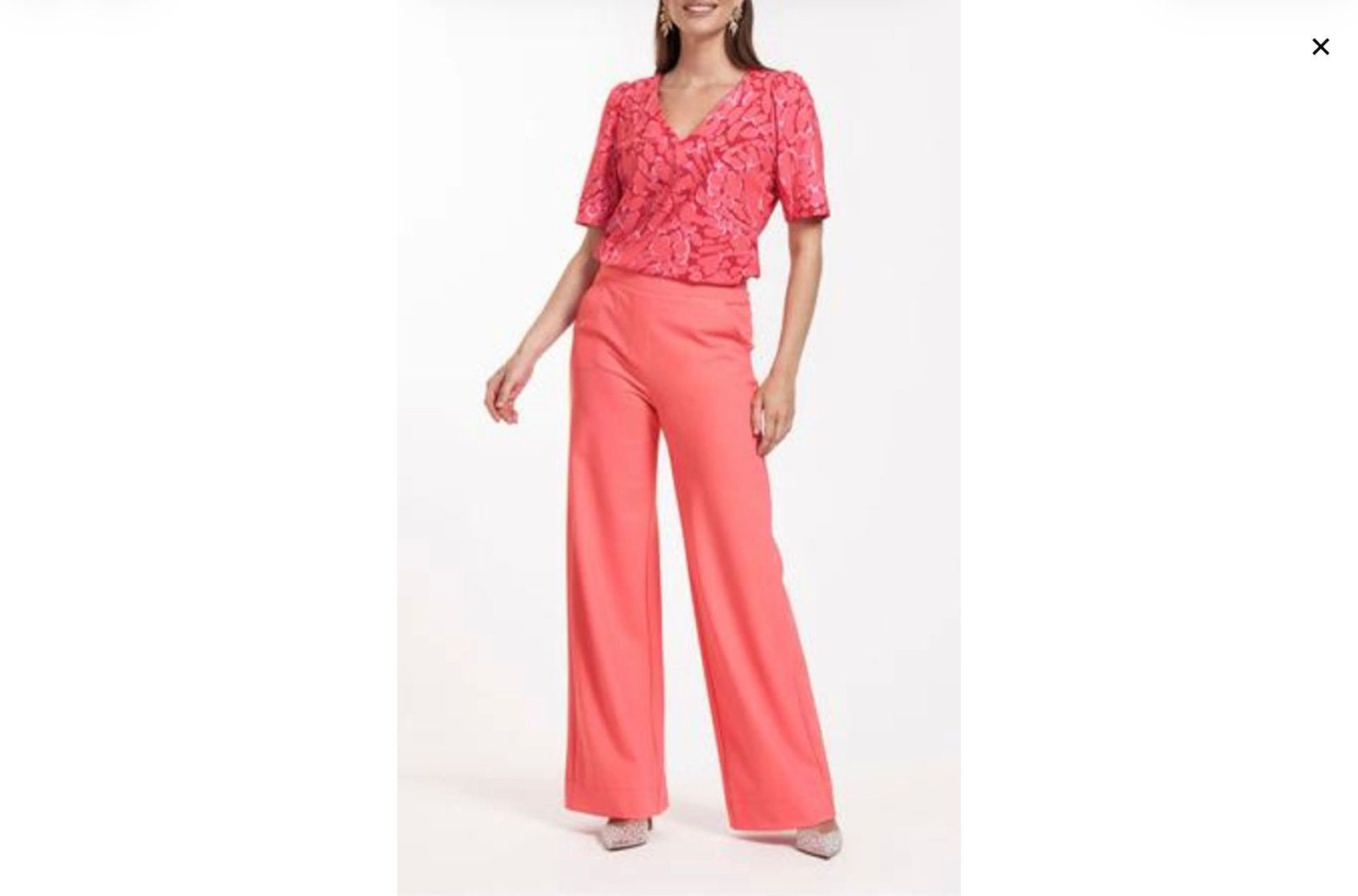 Studio Anneloes Lexie bondend trouser new coral XL NIEUW, Kleding | Dames, Broeken en Pantalons, Ophalen, Overige kleuren, Maat 46/48 (XL) of groter