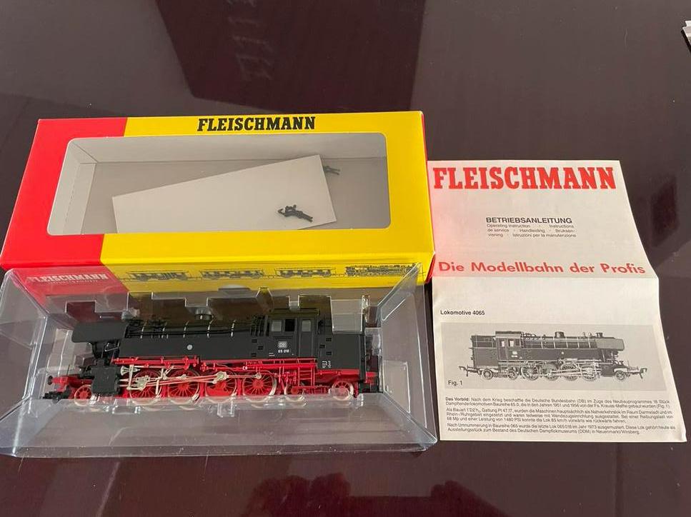 Fleischmann HO stoomlocomotief DB 65.018 - Nette staat, Hobby en Vrije tijd, Modeltreinen | H0, Ophalen, Gebruikt, -, Fleischmann