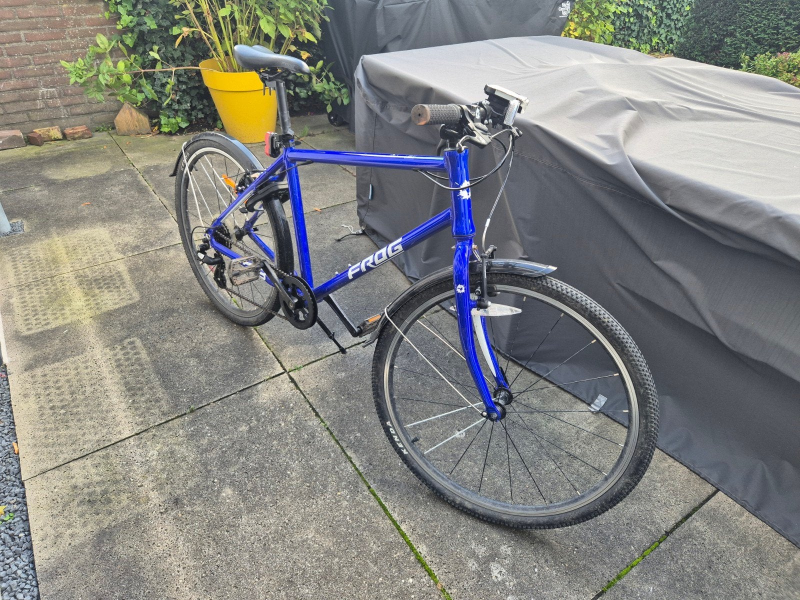 Frog 78 fiets - Blauw - Zo goed als nieuw, Velgrem, Versnellingen, Minder dan 49 cm, Zo goed als nieuw