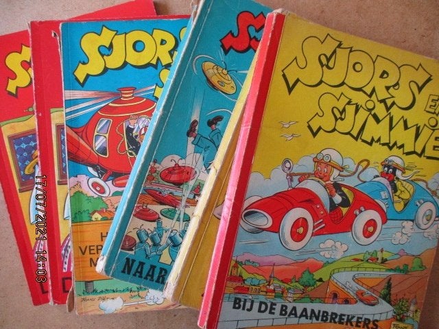 adv5148 sjors en sjimmie spaarnestad, Eén stripboek, Ophalen, Gelezen