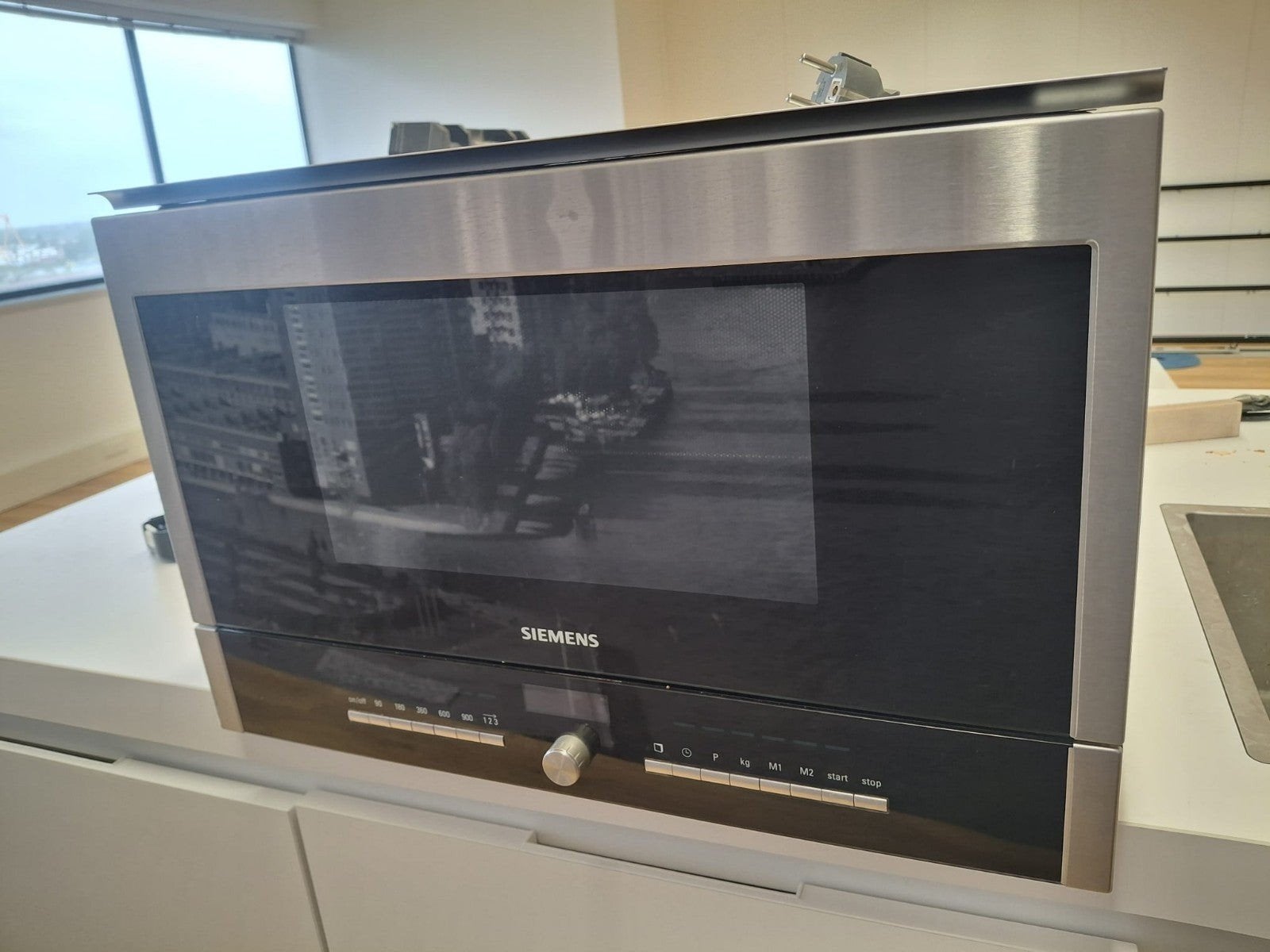 Siemens HF25M5R2/36 Inbouw Combimagnetron, Ophalen, Combimagnetron, 60 cm of meer, Zo goed als nieuw