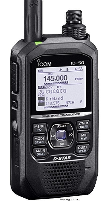 Icom ID-50E, Ophalen of Verzenden, Zo goed als nieuw, 15 km of meer, Portofoon of Walkie-talkie