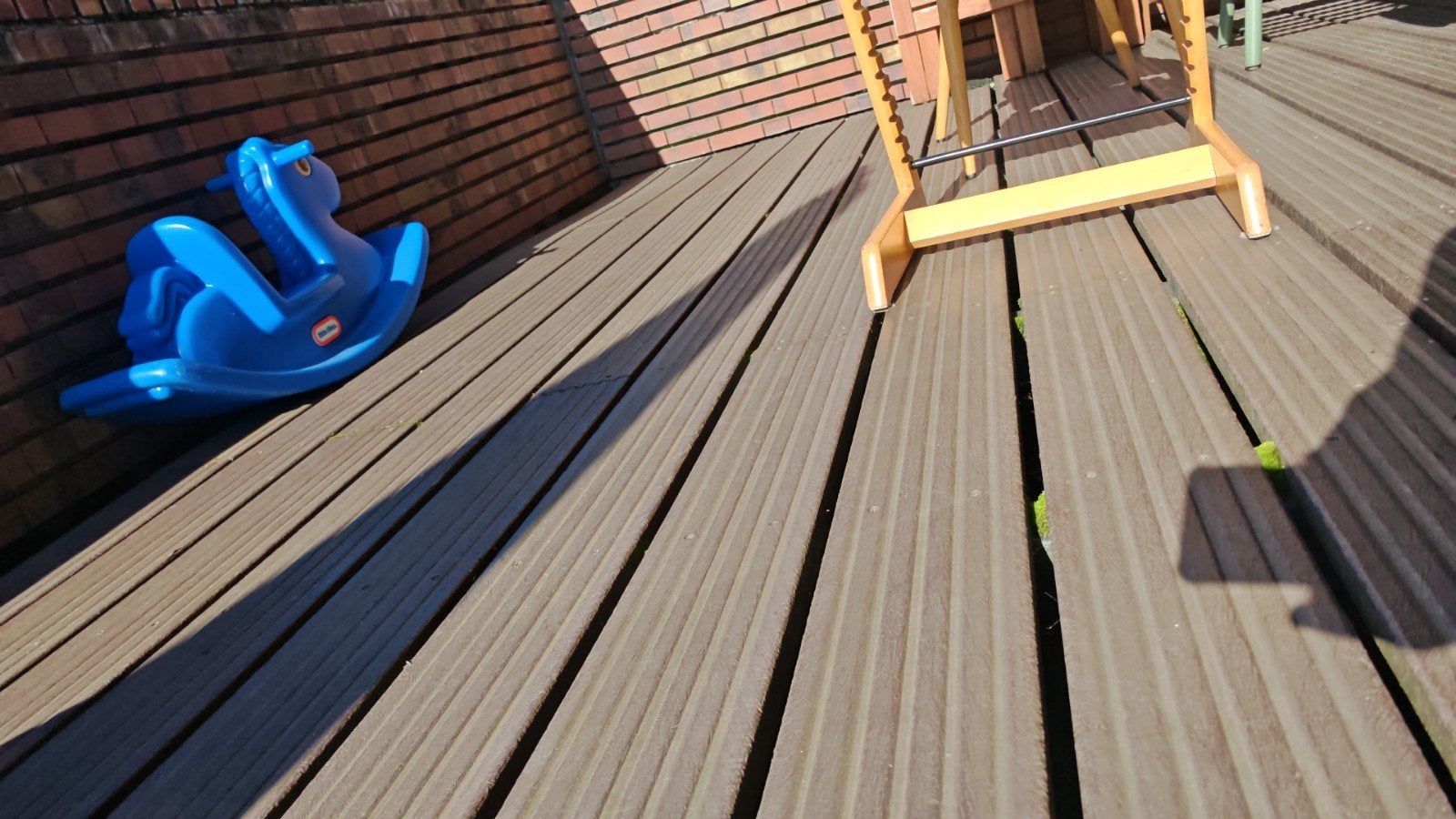 Composiet vlonderplanken voor terras of balkon, Ophalen, Gebruikt, Composiet