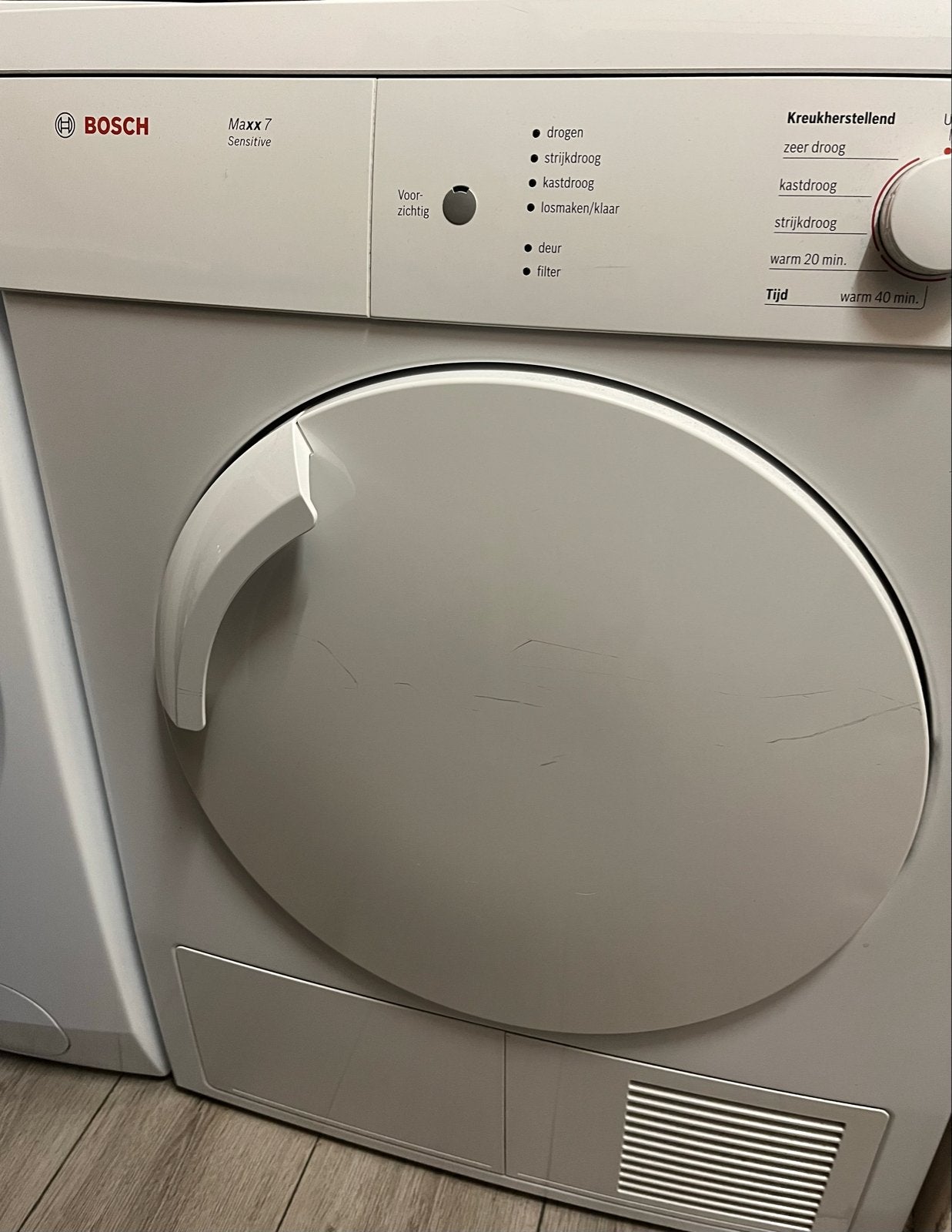 Bosch Maxx 7 Sensitive Wasdroger, Ophalen, 6 tot 8 kg, Gebruikt, Luchtafvoer