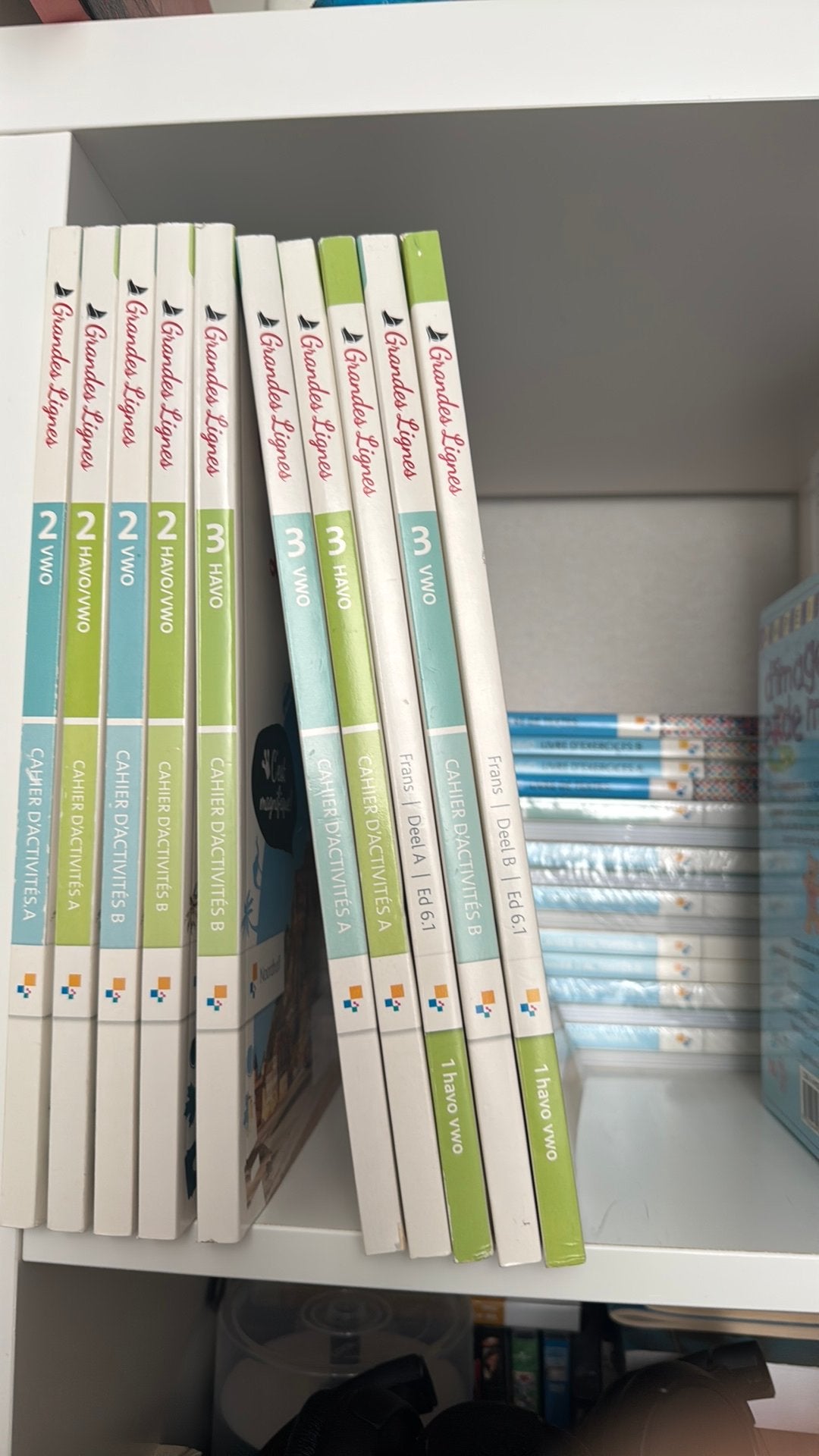 Boeken Frans Grandes Lignes, Boeken, Schoolboeken, Ophalen, Zo goed als nieuw, Overige niveaus, Frans