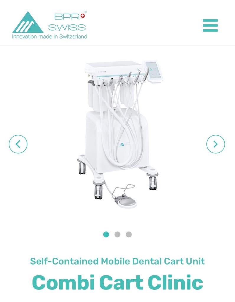 Mobiele Tandartsunit cartunit BPRSwiss combi cart clinic 303, Ophalen, Nieuw, Overige typen