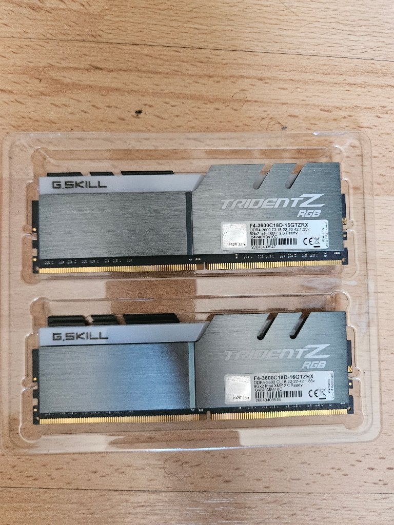 DDR4 RAM 16GB G.Skill TridentZ RGB (2x8GB) 3600MHz CL18, DDR4, Ophalen of Verzenden, Zo goed als nieuw, Desktop