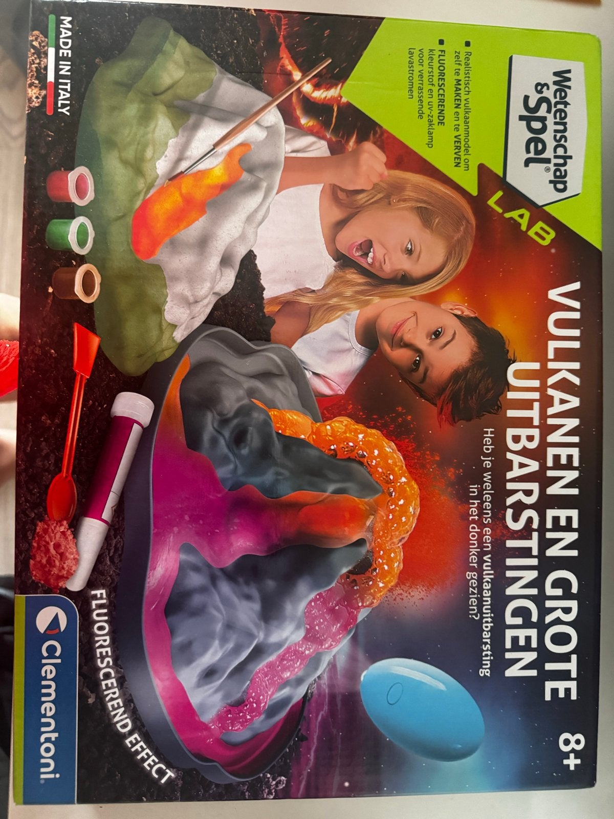 Clementoni Wetenschap & Spel Lab: Vulkanen & Uitbarstingen, Ophalen, Nieuw, Knutselen