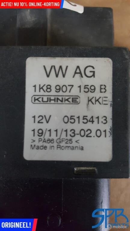 1K8907159B Motorgeluidmodule Actuator VW Scirocco Motorsound, Gebruikt, Volkswagen, Ophalen of Verzenden, Volkswagen