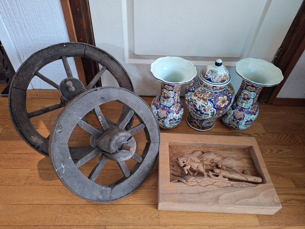 Mooie partij antiek / curiosa voor handel of opkoper, Ophalen